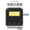 D325Max High Power TPA3255 Retro Mechanical Pointer Fiber Optic Coaxial Bluetooth 5.1 Digital Power Amplifier