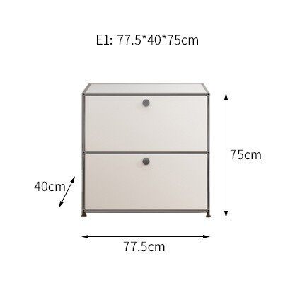 白いシングルキャビネットe 1タイプ