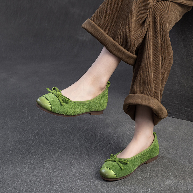 Giày Bệt Nữ Thắt Nơ Bướm Hàng Mùa Xuân Thu Đông