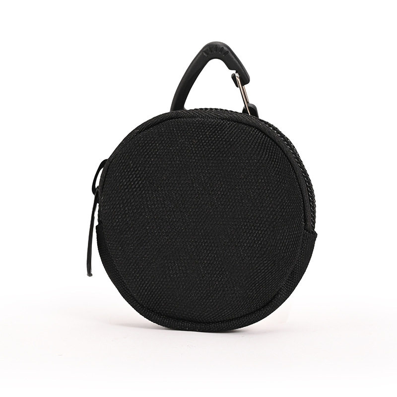 Molle Military Fans Outdoor Portable Triangle Buckle Key Bag Round Oxford Cloth Coin Change Headphone Cosmetics Bag