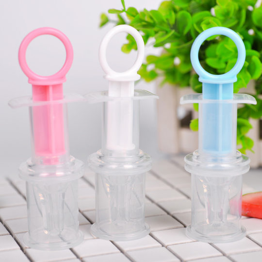 Factory Direct Sales Silicone Medicine Feeder Baby Syringe Feeder Liquid Inlet on Both Sides Anti-Choking Pacifier Medicine Feeder Liquid Feeder