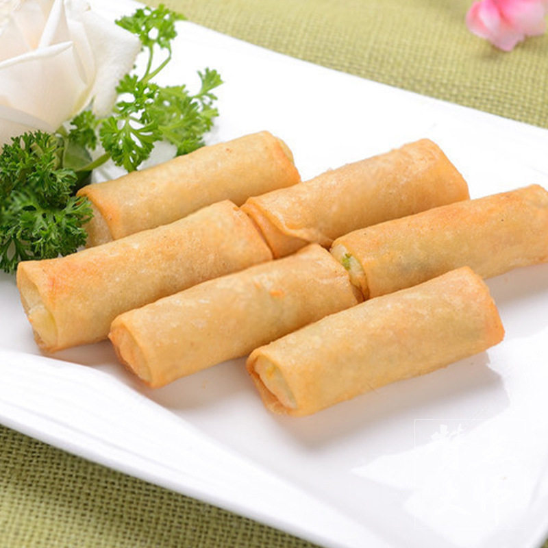 Shrimp Spring Rolls, Crispy Shrimp Rolls, Cantonese-Style Restaurant Catering, Morning Tea Snacks, Semi-Finished Products, Commercial Wholesale, Fried Rolls