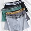 Men's Underwear Wholesale Large Size Mid-Waist Popular Style 2026 New Breathable Boxer Shorts Men's Manufacturer Dropshipping