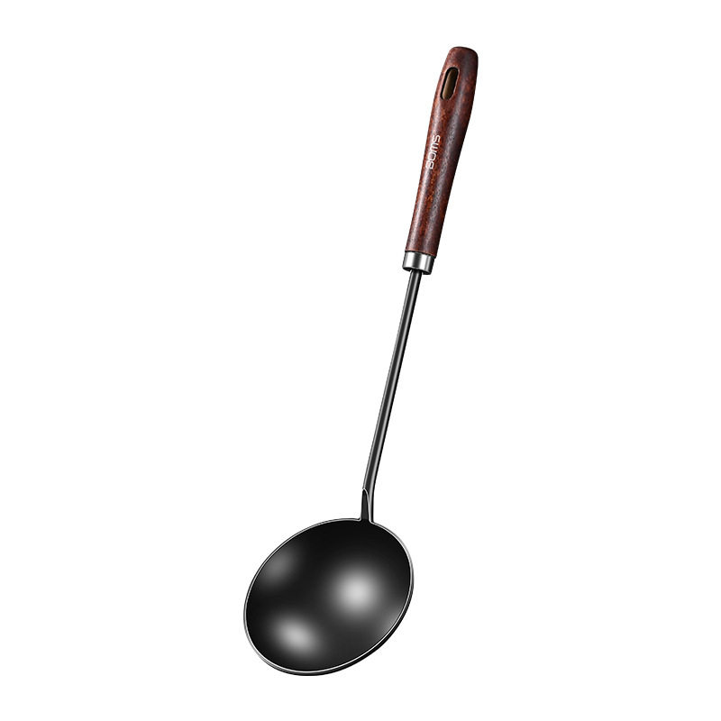 Special Spoon for Egg Dumplings Non-stick Spoon Package Egg Dumplings Spoon Package Egg Dumplings Artifact Splash Oil Long Handle Splash Oil Long Handle Iron Spoon
