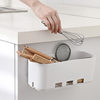 Kitchen Wall-mounted Storage Box Punch-free Cabinet Drawer Adjustable Box Sundries Storage Basket Washing Machine Cabinet Side Storage