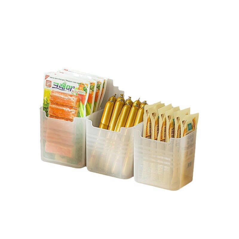 Refrigerator Side Door Storage Box Sorting and Organizing Artifact Inner Side Fresh-Keeping Food-Grade Side Storage Door Box Kitchen