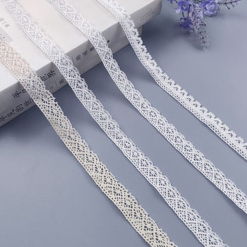 1.5cm lace accessories manufacturers in stock wholesale 2023 new lace unilateral geometric small 1.5cm cotton lace