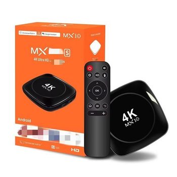 Foreign Trade Mx10-4K Set-Top Box Aml905 Android 10 Set-Top Box 4K Hd Wifi Player Tv Box