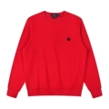 Cotton round neck red black label