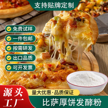 Special Thick Crust Baking Powder for Pizza Shops, Stable Fermentation, Fluffy Thick Crust Pizza Base Powder, Baking Ingredients and Seasonings
