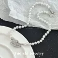 Classic Silver Planet Pearl Necklace