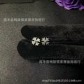 New cross flower earrings