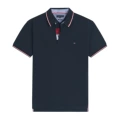 Navy blue (color striped collar)