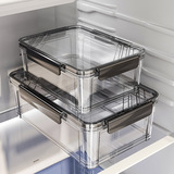 Коробка для хранения свежих продуктов, коробка для хранения в холодильнике, прозрачная герметичная коробка, замороженные продукты, кимчи, фрукты, коробка для хранения большой емкости