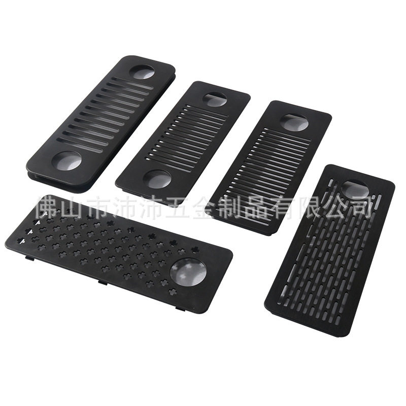 雅泰铭ABS塑料透气网线盒办公桌电脑主机透气网散热通风办公配件