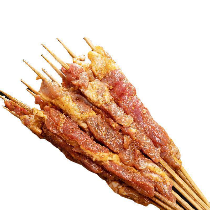 88 Types of Family Self-Service Barbecue Ingredients Skewers Wholesale Semi-Finished Fried Skewers Mutton Skewers Outdoor Skewers Material Package
