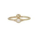 Solitaire diamond ring (yellow gold)