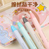 Pen-shaped creative push eraser replaceable refill primary school children retractable push-type art eraser wholesale