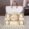 Camellia Ceramic Bowl, Plate, and Spoon Set Gift Box, Bowl and Plate Set Gift Box, Opening Event Gift, Business Gift