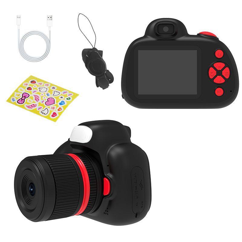 Cross-Border Slr Camera Front and Rear Dual-Camera Selfie 2.4inch Hd Ips Screen Rotating Zoom Lens Digital Camera