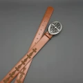 Large oval cross caramel