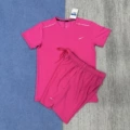 [ice silk quick dry] reflective cursor-nk set rose red + rose red