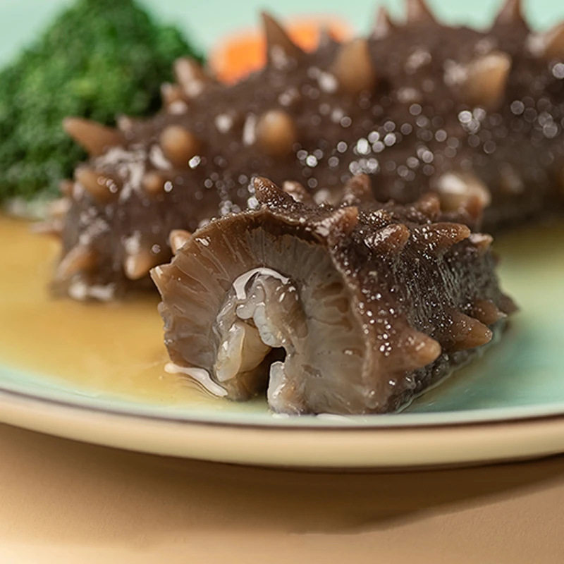 Fushi Trading Seafood Wholesale Dalian Ready-To-Eat Sea Cucumber 500g Liao Cucumber Sea Cucumber Sea Cucumber Seafood Aquatic Products Dry Goods