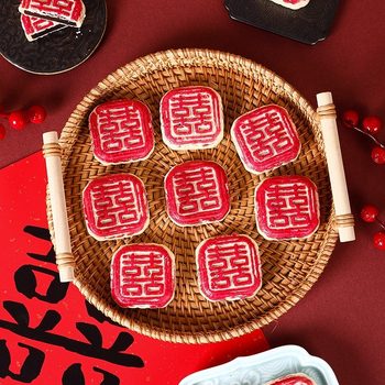 Wedding Decorations, Wedding Favors, Red Bean-Flavored Dessert Boxes, Chinese Traditional Pastries, Wedding Cakes, Snacks, Wholesale