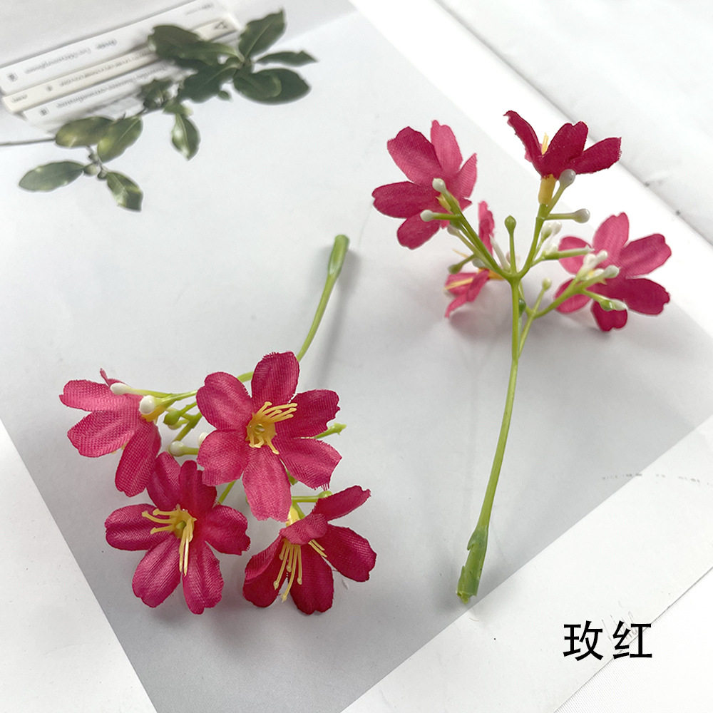 仿真小花瑞香花串 diy丁香花手工头饰材料配件学士帽套装道具假花