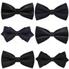 Solid Color Pattern Bow Tie Men's Wedding Groom's Wedding Best Man's Suit Black Red Blue Men's Bow Banquet Trendy