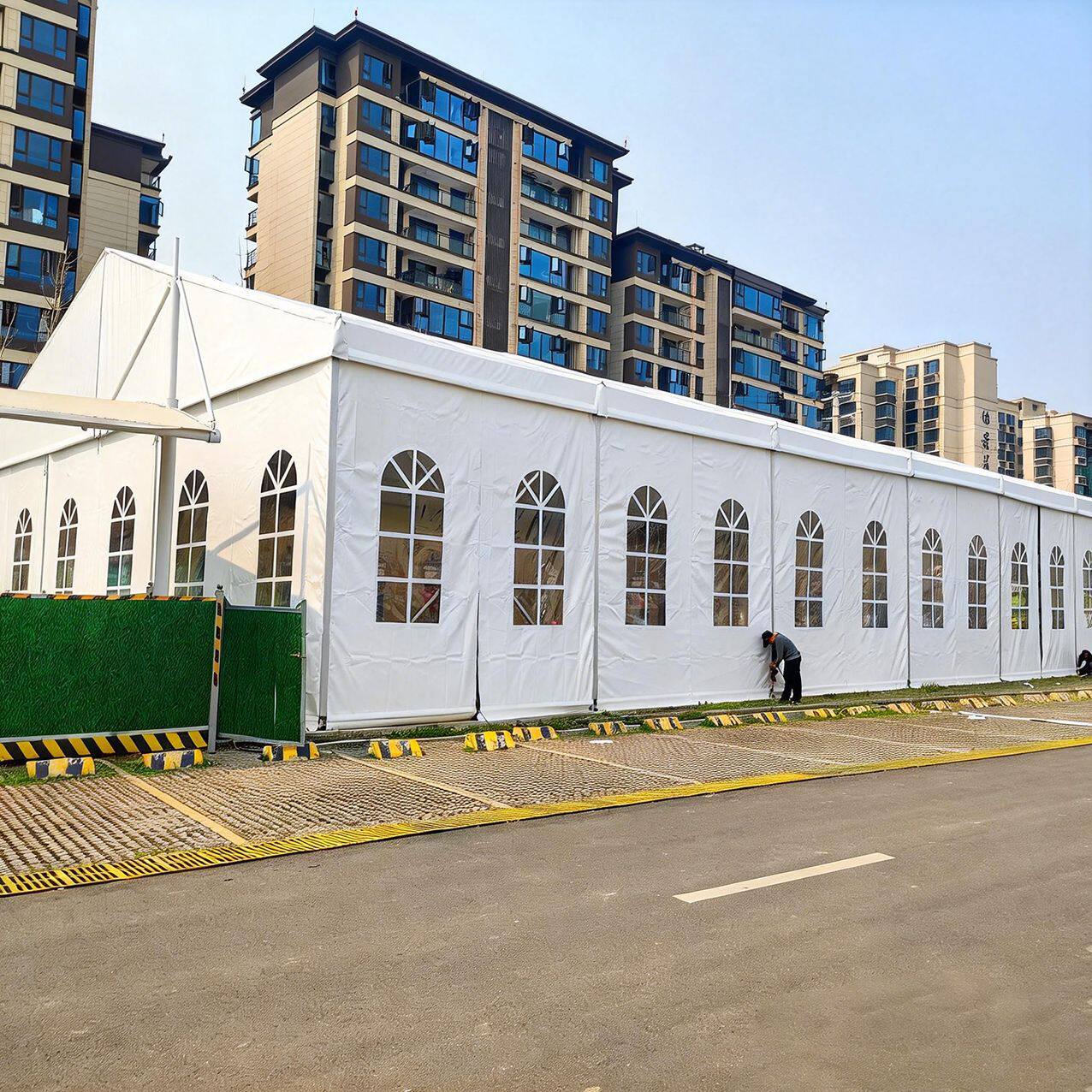 人字形户外婚礼篷房海边沙滩活动派对帐篷大型欧式德国仓储大棚