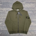 Hooded army green