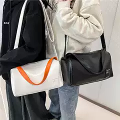 High-grade bag men's 2024 trendy fashion tote bag popular popular single shoulder bag large capacity commuter messenger bag