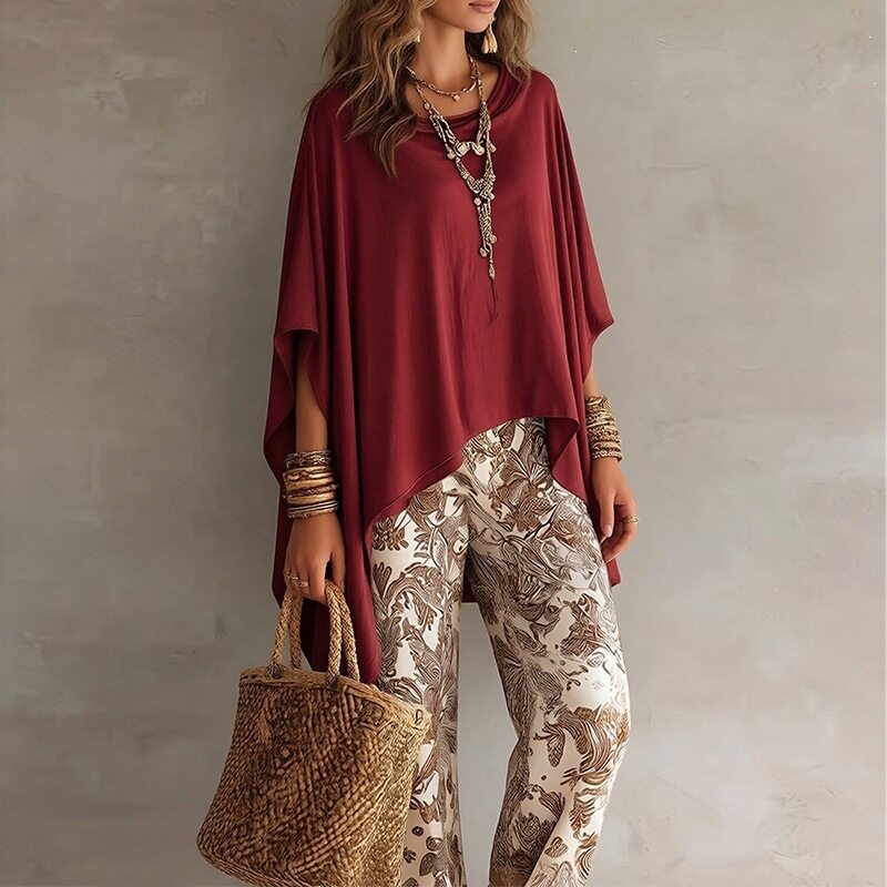 Womens Spring Batwing Sleeve Top Casual Loose Fit Solid Color Perfect for Everyday Wear Wholesale Available