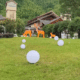 led luminous ball lamp outdoor courtyard garden lamp lawn PE decorative hundred shell spherical lamp waterproof rotomolding ball lamp