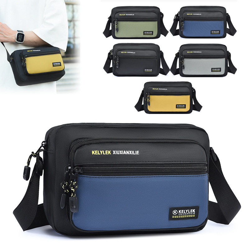 Crossbody Bag for Men 2025 New Casual Versatile Men's Backpack Fashion Simple Shoulder Bag Canvas Bag Satchel Handbag