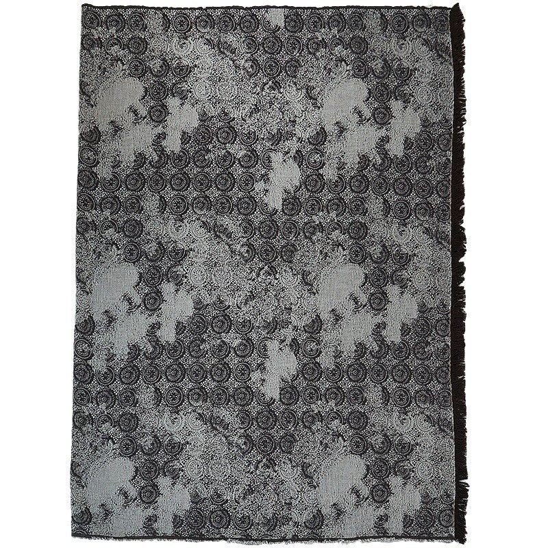 Palace Retro Yarn-dyed Woolen Cotton Blanket Casual Tassel Cover Blanket Cross-border Foreign Trade Blanket Sofa Blanket Office Nap