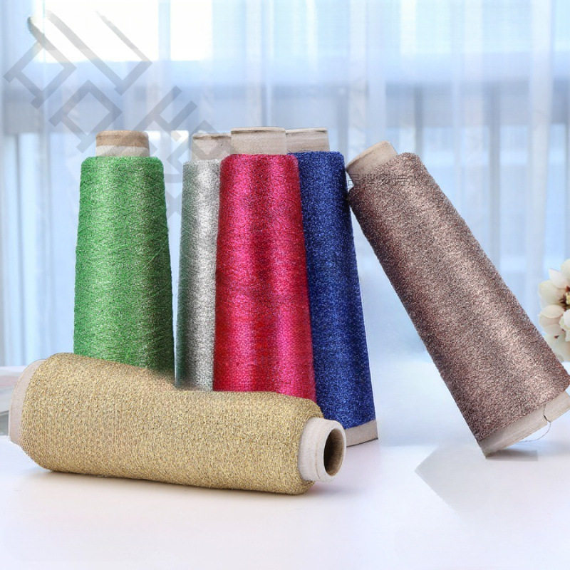 Gold and Silver Thread Wiring, Glittering Thread, Colorful Gold Thread Weaving, Cashmere Companion, Bright Thread Wrapping Flower Thread