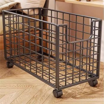 Dirty Clothes Basket Movable Dirty Clothes Basket Student Dormitory Large Capacity Clothes Storage Toilet Bathroom Clothes Laundry Basket