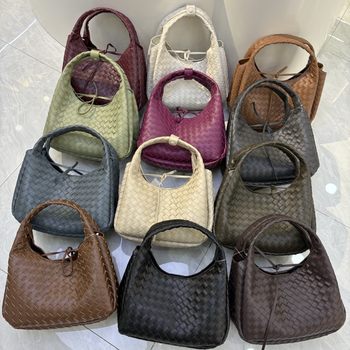 Cross-Border Women's Large-Capacity 2026 New Trendy Fashion Woven Handbag Bucket Bag Versatile Commuter Tote Bag