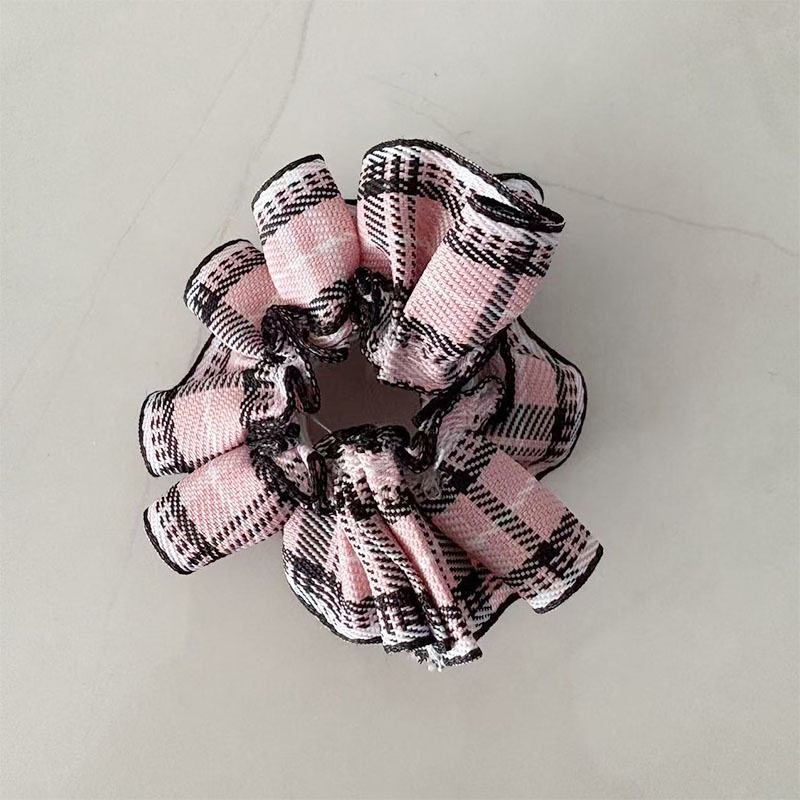 可爱迷你帆布包毛绒玩偶格子包西高地公仔扭棒小狗配饰格子裙娃衣