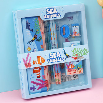 Children's Day Gift Primary School Stationery Set Gift Box Kindergarten Birthday Gift Accompanying Gift Prizes Wholesale