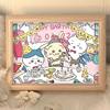 New Chiikawa Happy Birthday Table Children's Cute Cartoon Photo Frames Room Ornaments for Friends Gifts