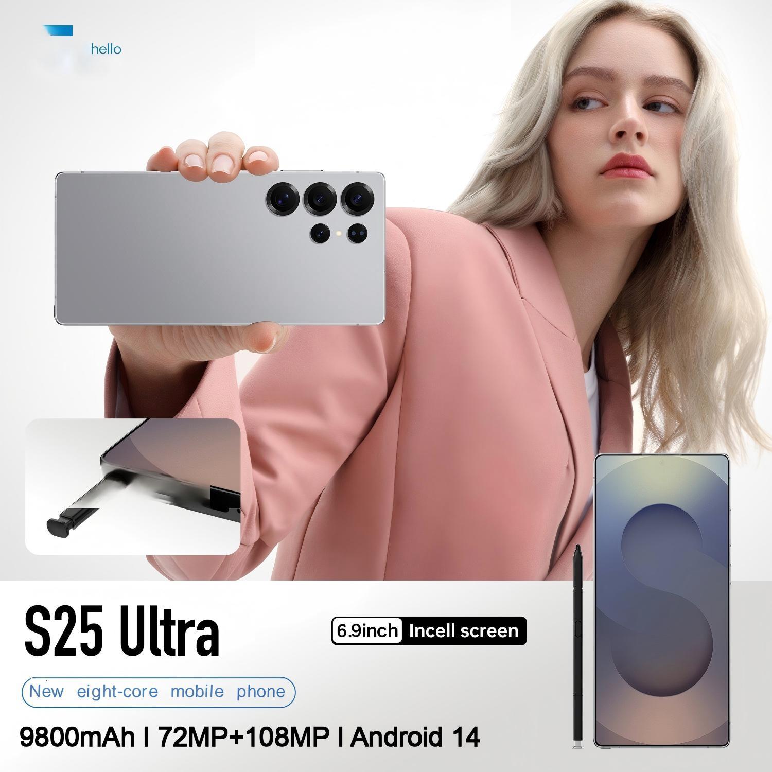 跨境手机S25 Ultra智能手机16+512GB全新未拆封谷歌5G安卓AI手机