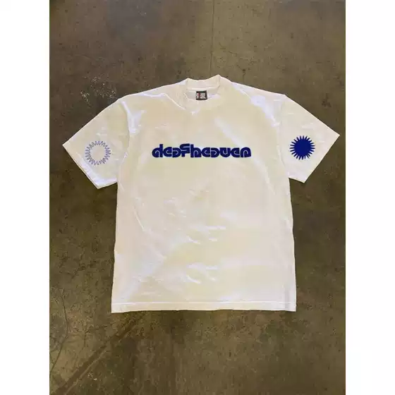 230g Heavyweight Pure Cotton! Summer Trendy Couple's Loose Short-Sleeved T-Shirt Oversize American Design Printed Men's T-Shirt