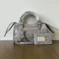 Gold rivets-small size 24*15*8cm--light gray-ready for delivery on the same day