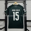 2627 real madrid away jersey #15 kulel + champions league armband