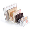 Acrylic Cosmetic Storage Box Eye Shadow Storage Box Divided Display Stand Suitable for Bathroom Countertop Dresser