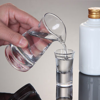 Glass Wine Dispencer Understood Wine Pot Split Wine Pot Lead-free Scale Glass Pot Creative Household Wine Pot Wine suit