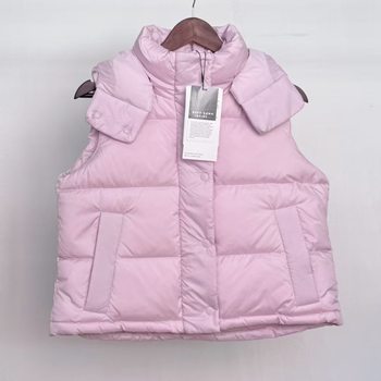 Lulu's Same Style Wunderpuff Puff Four-Panel Vest down Jacket Vest, Warm and Versatile for Women in Winter